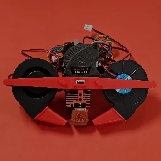 Sample of a light extruder mount, 243 Gr