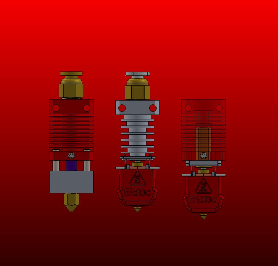 Full Kit, Starlex DHB D3.0-22.5-0.4mm Ender3_V2 Upgrade Sample size image