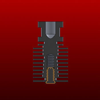 Full Kit E3D V6 HS Starlex DHB 2.5x22.5 HSS Drop In replacement kit