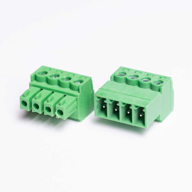 Connectors 4 pins screw