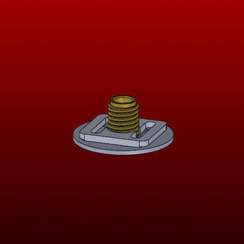 Base Plate Set Round M7S x 10 + Spacer + Spring In