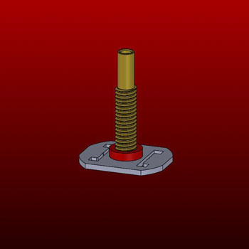 Base Plate Set M4 Revo + Spacer + Spring In