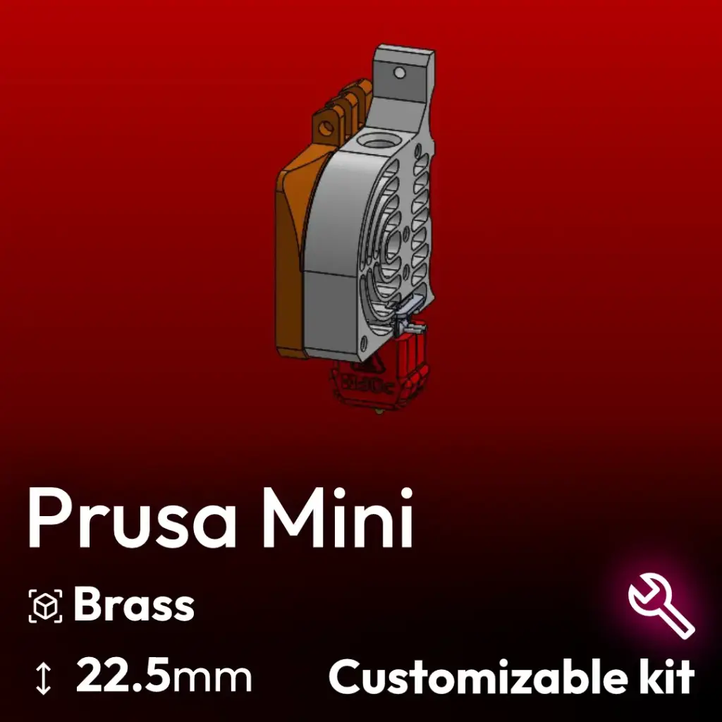 Customizable Kit Prusa Mini DHB D3x22.5 Drop In Replacement kit