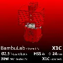 Full Kit BambuLab X1C Clone, Starlex DHB D2.5x24, 2x30W