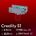 Full Kit, Creality Sprite S1 set, Starlex DHB D2.5x22.5 Base set, 4x HSS Nozzle Set, 2x MCH Heater 24W 24V JST 2.54, 1x Thermistor NTC 100K 3950 JST xh1.25