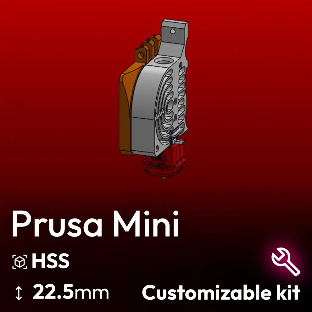 Customizable Kit Prusa Mini DHB D2.5x22.5 Drop In Replacement kit