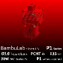 Full Kit BambuLab P1P-P1S, Starlex DHB D3.0x33 PCHT, 2x30W