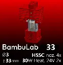 Full Kit  BambuLab Voron, Starlex DHB D3.0x33, 2x30W
