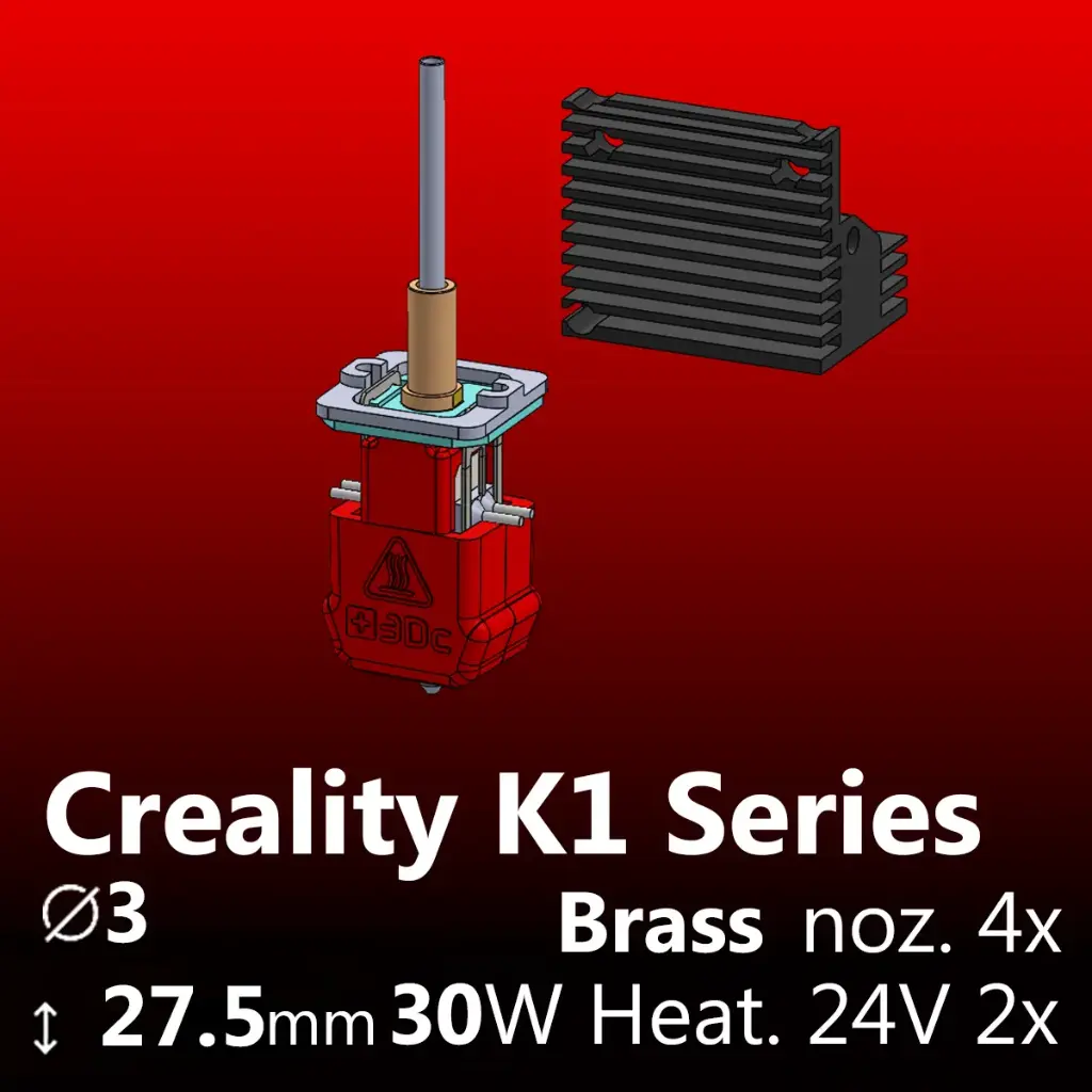 Full Kit, Creality K1 series Starlex DHB D3.0x27.5, 2x30W