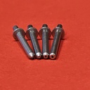 Set de 4x Buses D2.5x24 Inox trempé