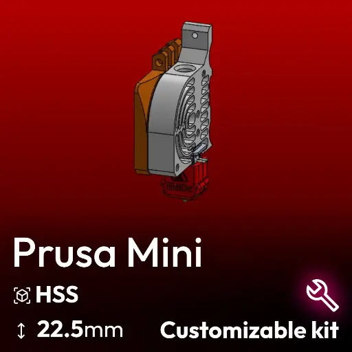Customizable Kit Prusa Mini DHB D2.5x22.5 Drop In Replacement kit