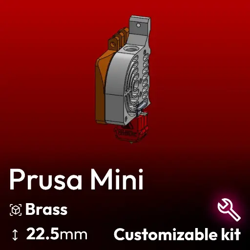 Customizable Kit Prusa Mini DHB D3x22.5 Drop In Replacement kit