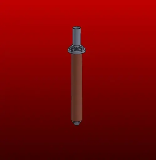 Nozzle D3.0x22.5 Hardened Stainless Steel Copper Sleeve