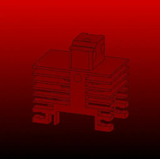 HS BambuLab Clone Adapted Heat Sink Only (Special BBL DHB 33)